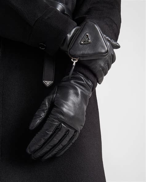 new prada gloves|nappa leather gloves.